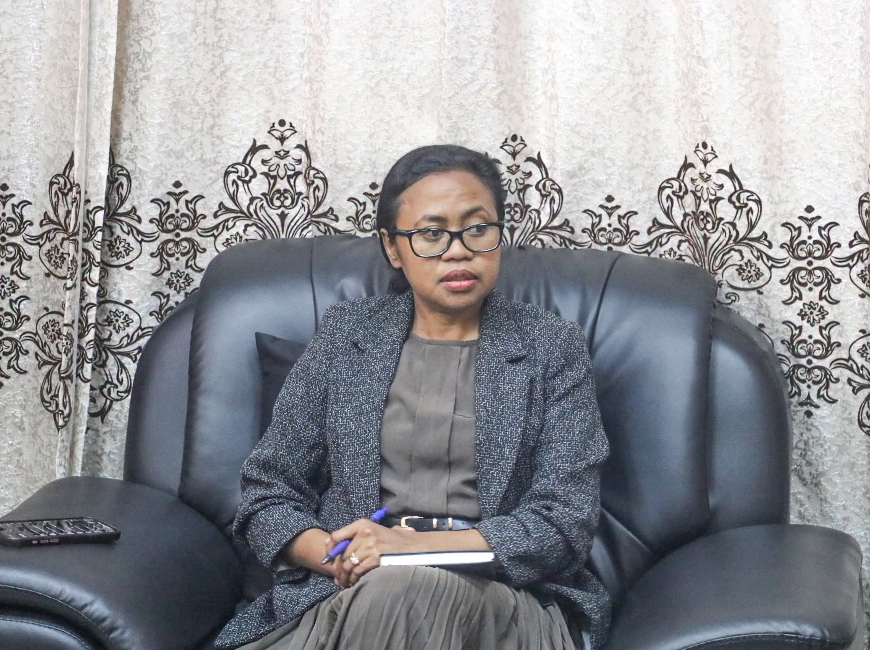 ENKONTRU KORTEJIA EKIPA OPMT HO SEKRETÁRIA ESTADU BA IGUALDADE BA KOMEMORASAUN LORON NASIONÁL FETO BA DALA-50 IHA TIMOR-LESTE